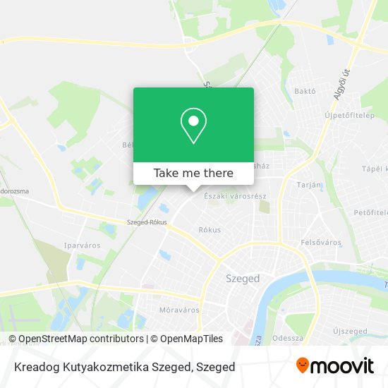 Kreadog Kutyakozmetika Szeged map
