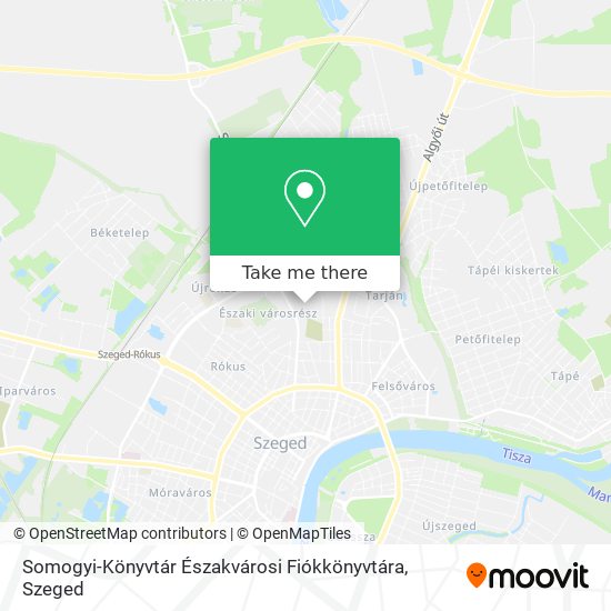 Somogyi-Könyvtár Északvárosi Fiókkönyvtára map