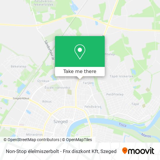 Non-Stop élelmiszerbolt - Fnx diszkont Kft map
