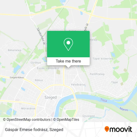 Gáspár Emese fodrász map