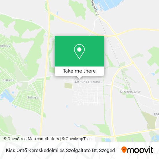 Kiss Öntő Kereskedelmi és Szolgáltató Bt map