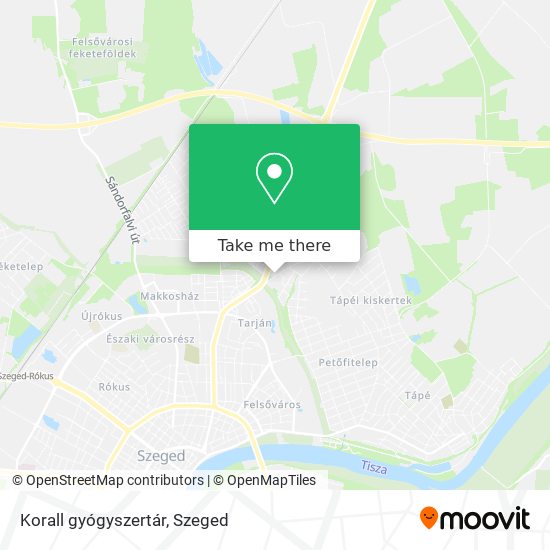 Korall gyógyszertár map