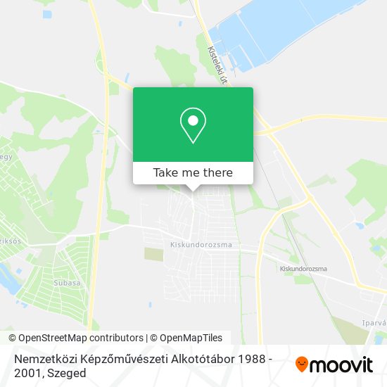 Nemzetközi Képzőművészeti Alkotótábor 1988 - 2001 map
