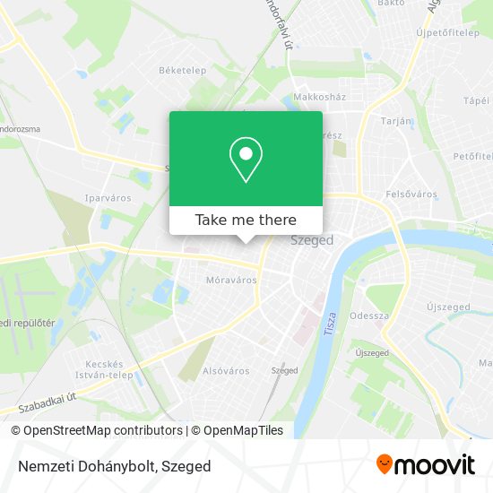 Nemzeti Dohánybolt map