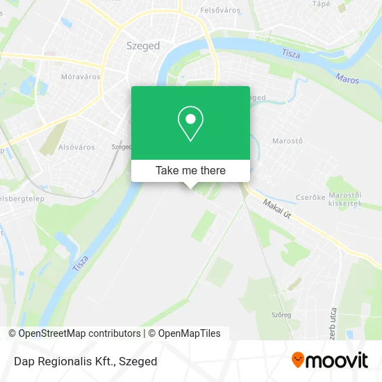Dap Regionalis Kft. map