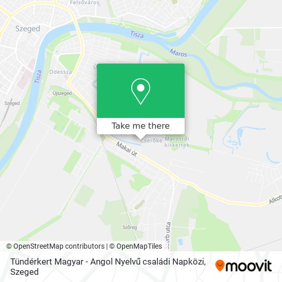 Tündérkert Magyar - Angol Nyelvű családi Napközi map