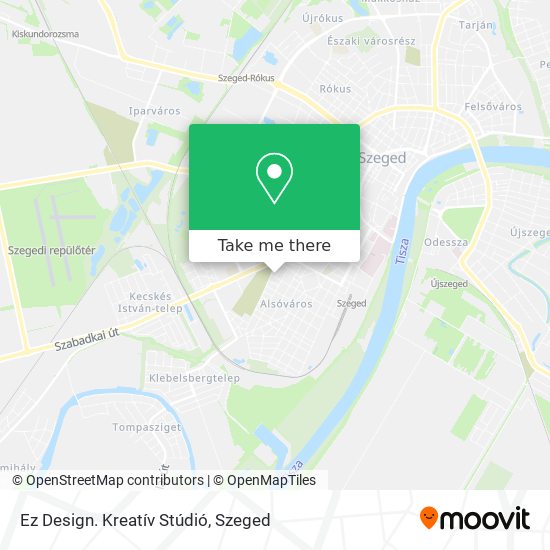 Ez Design. Kreatív Stúdió map