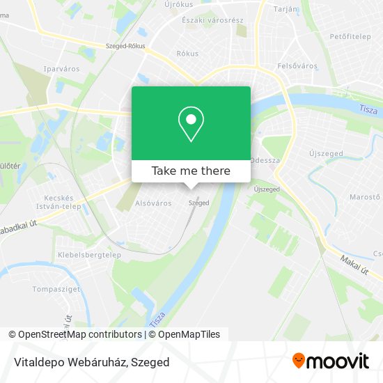 Vitaldepo Webáruház map