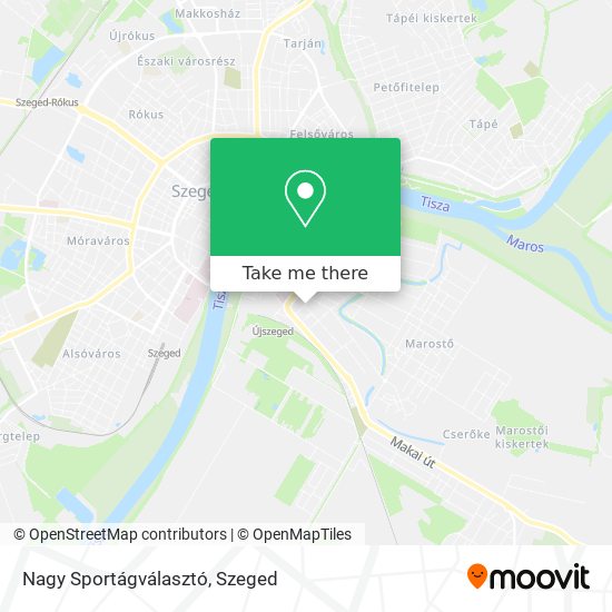 Nagy Sportágválasztó map