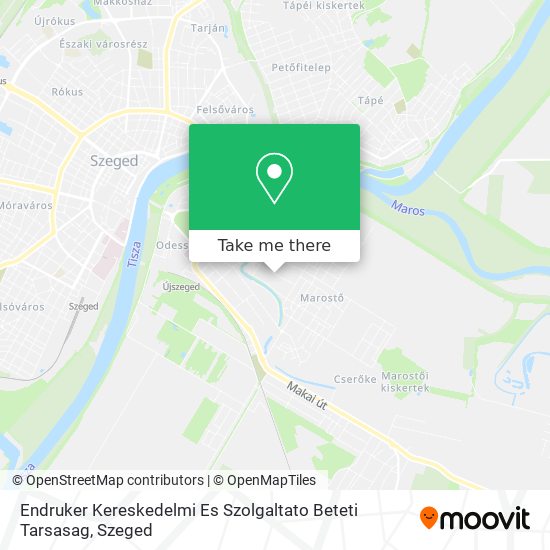 Endruker Kereskedelmi Es Szolgaltato Beteti Tarsasag map