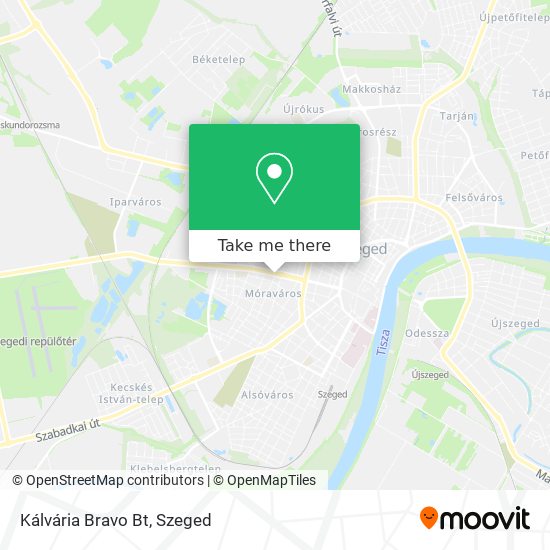 Kálvária Bravo Bt map