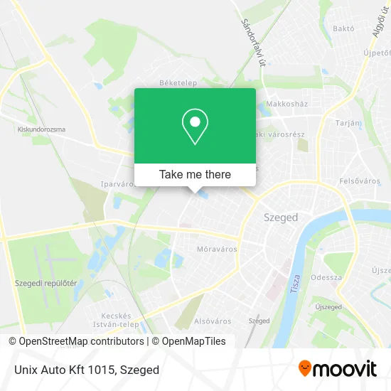 Unix Auto Kft 1015 map