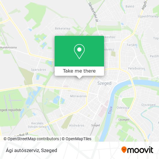Ági autószerviz map