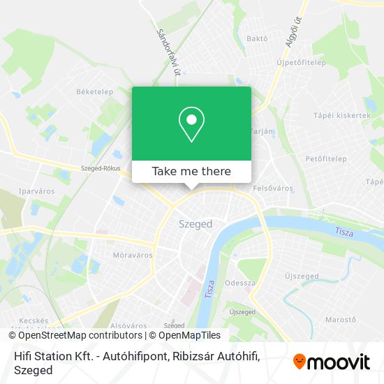 Hifi Station Kft. - Autóhifipont, Ribizsár Autóhifi map