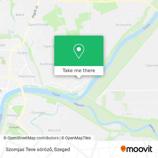 Szomjas Teve söröző map