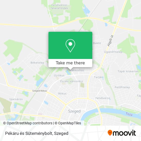 Pékáru és Süteménybolt map