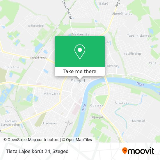 Tisza Lajos körút 24 map