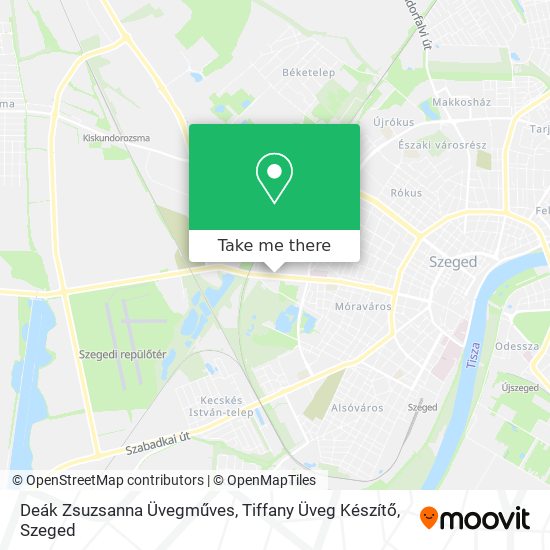 Deák Zsuzsanna Üvegműves, Tiffany Üveg Készítő map