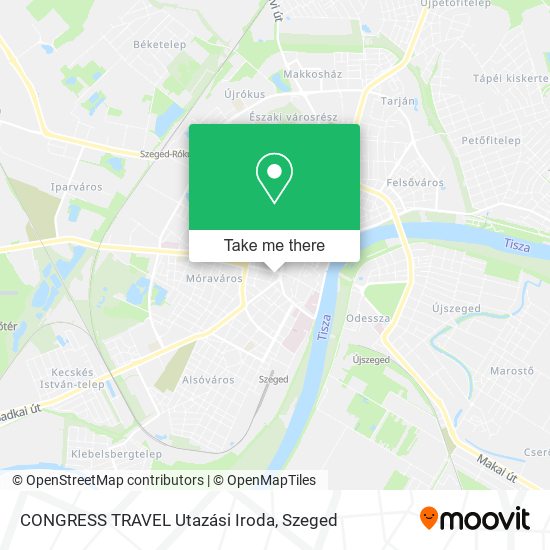 CONGRESS TRAVEL Utazási Iroda map