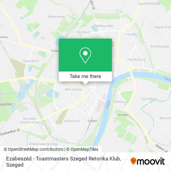 Ezabeszéd - Toastmasters Szeged Retorika Klub map