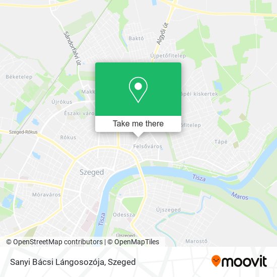 Sanyi Bácsi Lángosozója map