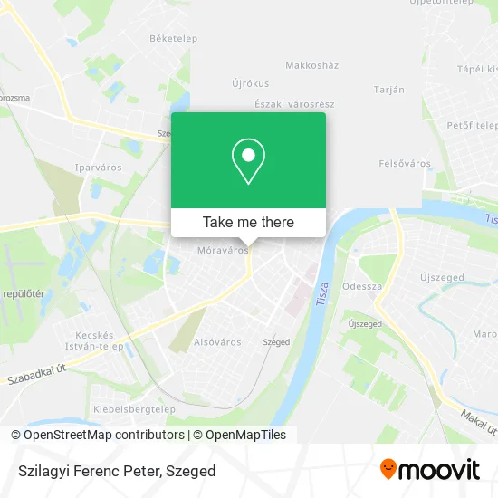 Szilagyi Ferenc Peter map