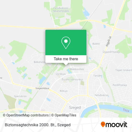 Biztonsagtechnika 2000. Bt. map