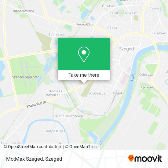 Mo:Max Szeged map