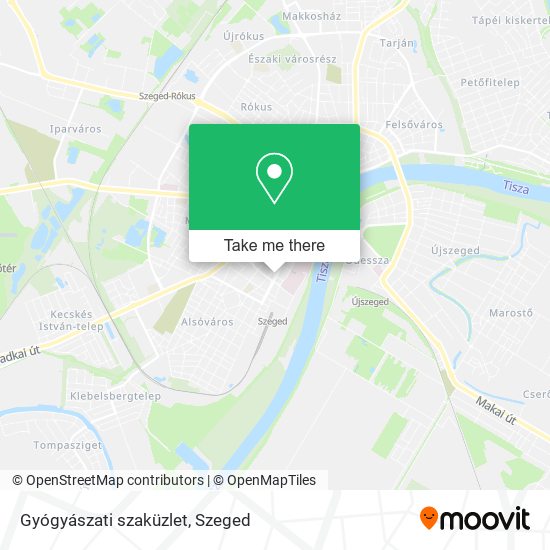 Gyógyászati szaküzlet map