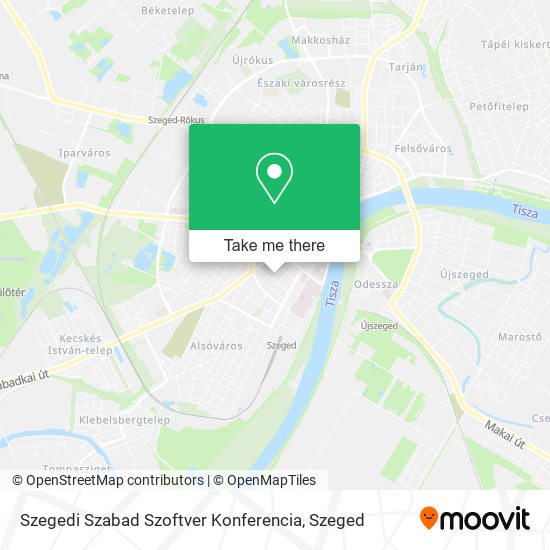 Szegedi Szabad Szoftver Konferencia map