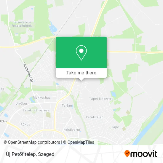 Új Petőfitelep map