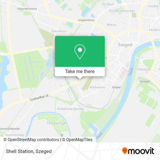 Shell Station map