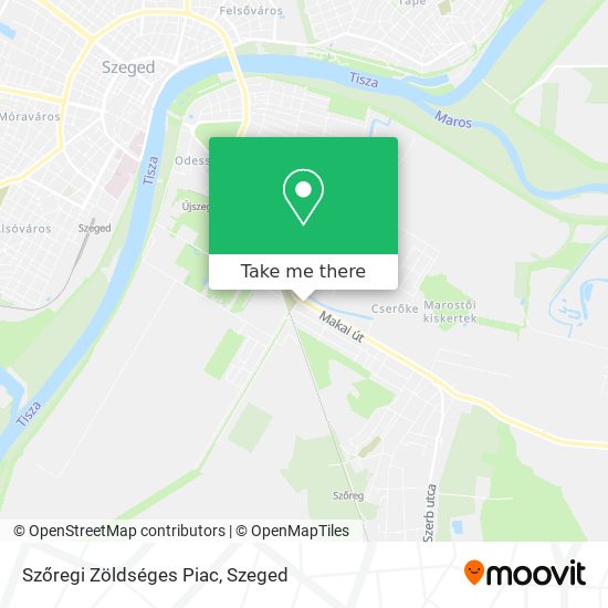 Szőregi Zöldséges Piac map