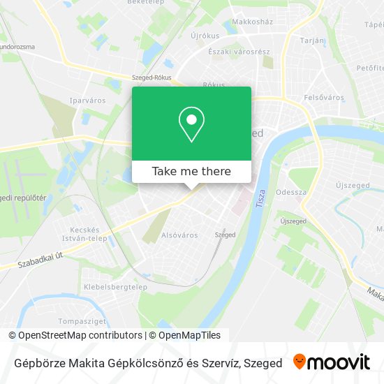 Gépbörze Makita Gépkölcsönző és Szervíz map