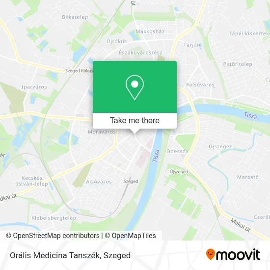 Orális Medicina Tanszék map