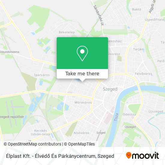 Élplast Kft. - Élvédő És Párkánycentrum map