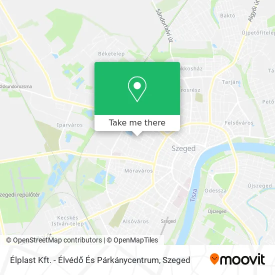 Élplast Kft. - Élvédő És Párkánycentrum map