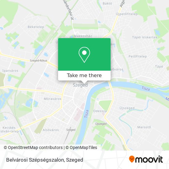 Belvárosi Szépségszalon map