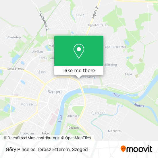 Gőry Pince és Terasz Étterem map