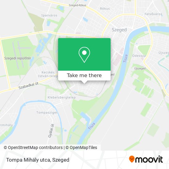 Tompa Mihály utca map