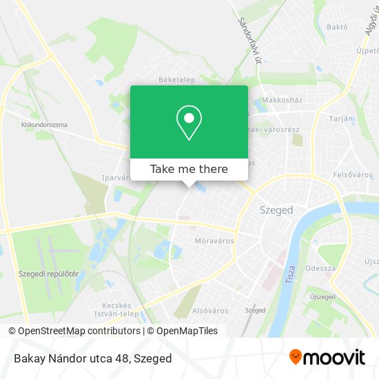 Bakay Nándor utca 48 map