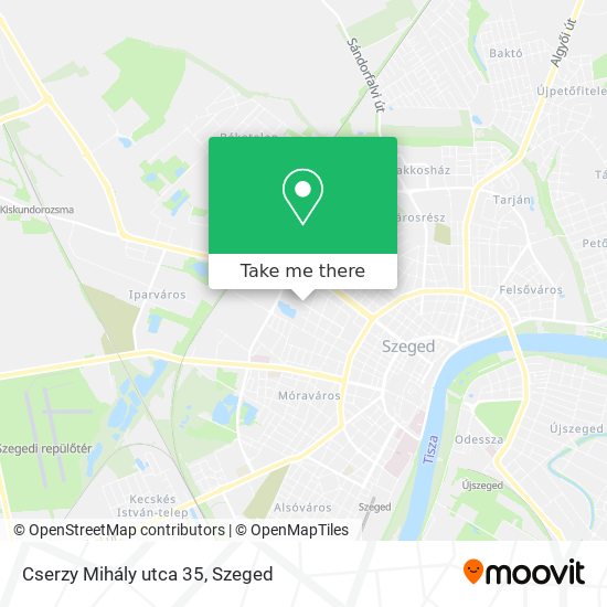 Cserzy Mihály utca 35 map