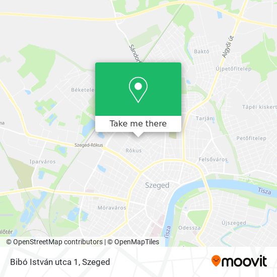 Bibó István utca 1 map