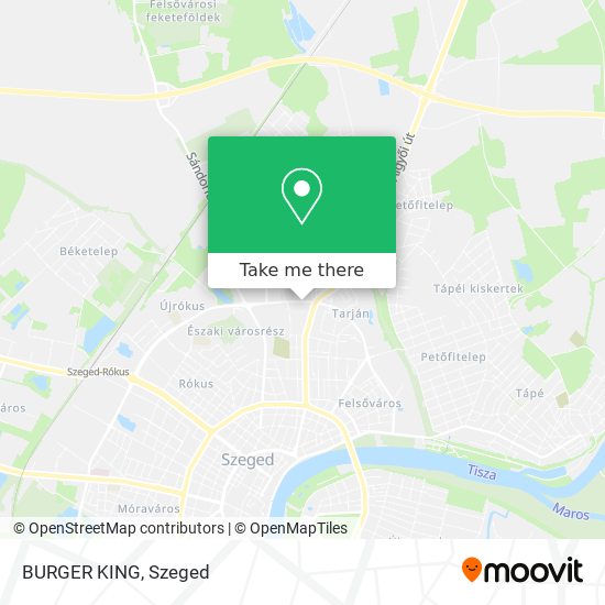 BURGER KING map