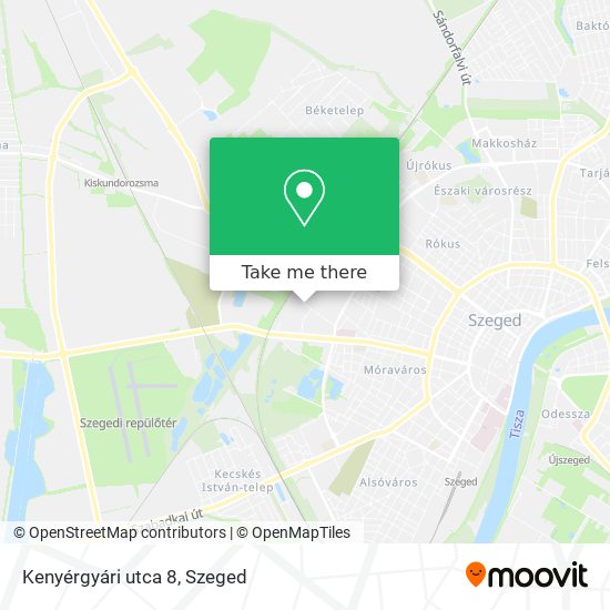 Kenyérgyári utca 8 map