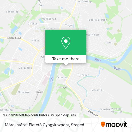 Móra Intézet Életerő Gyógyközpont map