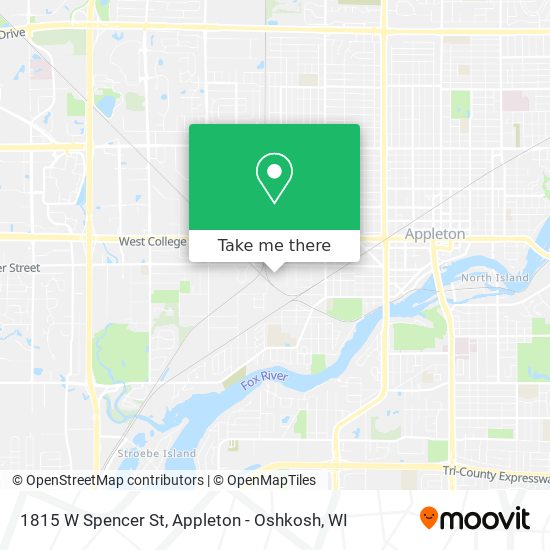 1815 W Spencer St map