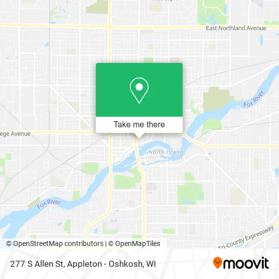 Mapa de 277 S Allen St