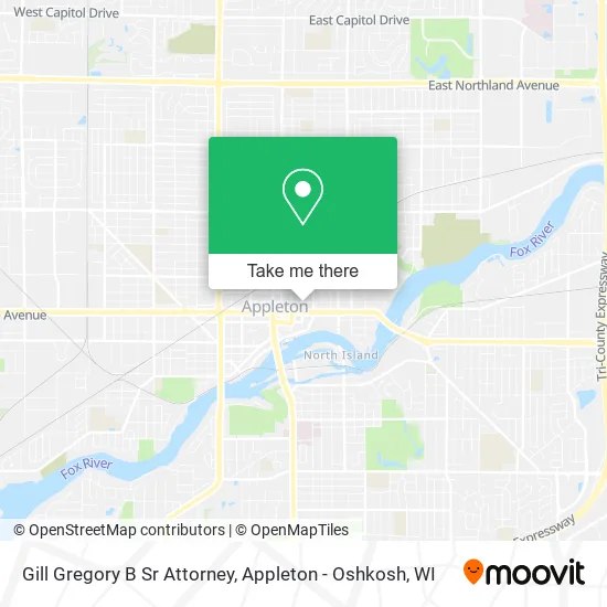 Mapa de Gill Gregory B Sr Attorney