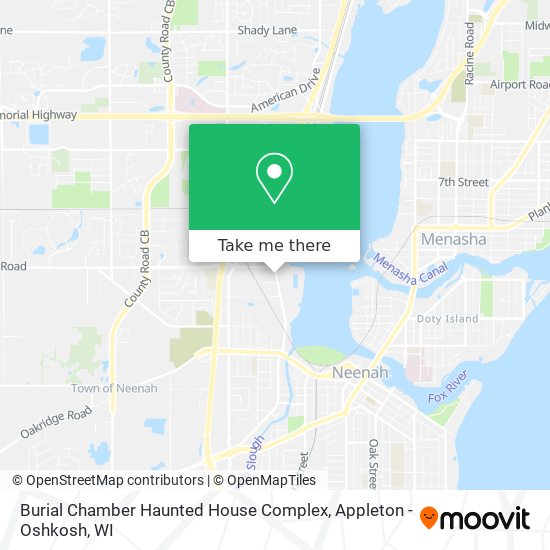 Mapa de Burial Chamber Haunted House Complex